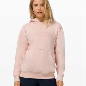 Lululemon All Yours Hoodie *Graphic Feather Pink Size 4 Sz 4